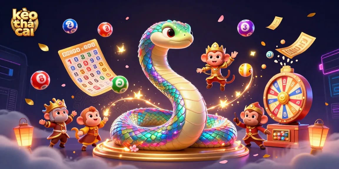 Experience kèo nhà cái excitement with vibrant lottery visuals and dynamic gaming elements.