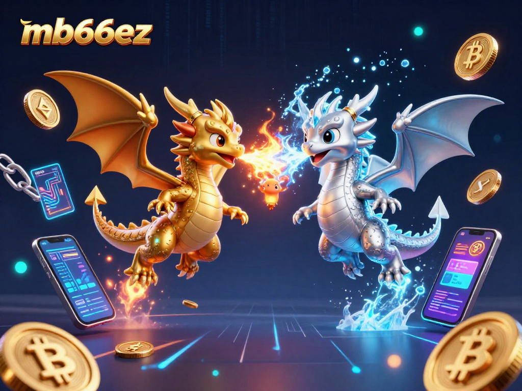 Engage with the mb66ez world where dragons battle, showcasing thrilling crypto gaming elements and visual splendor.