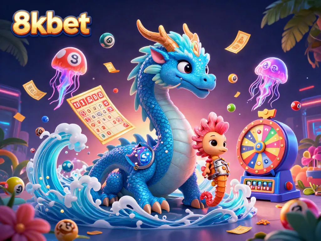 Experience thrilling gameplay with 8xbet, featuring vibrant lottery elements and dynamic characters.