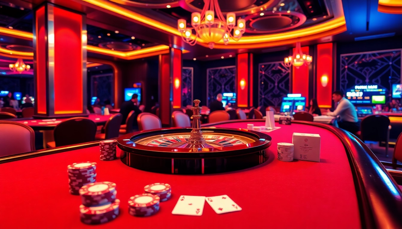 TK88 Casino offers a thrilling poker game scene with vibrant tables and excited players.