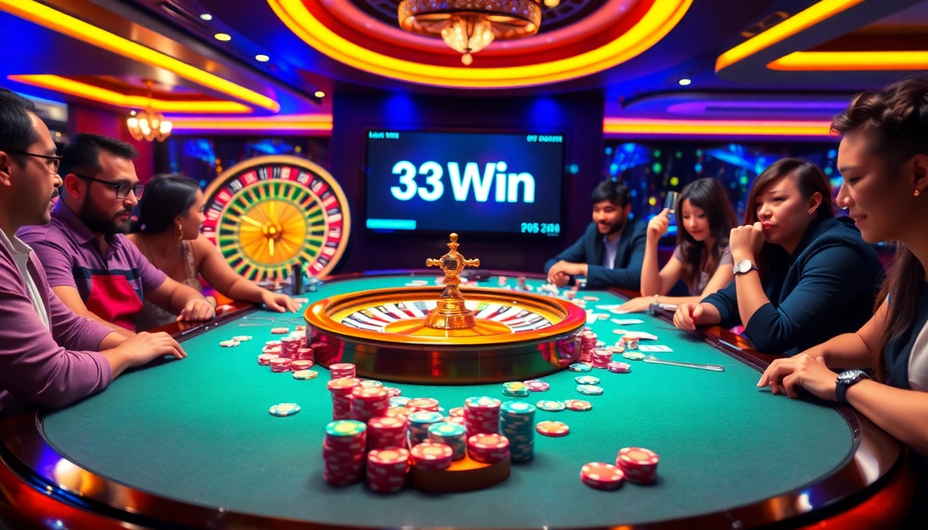 Experience the excitement of gaming at link 33Win with engaging poker tables and thrilling gameplay.