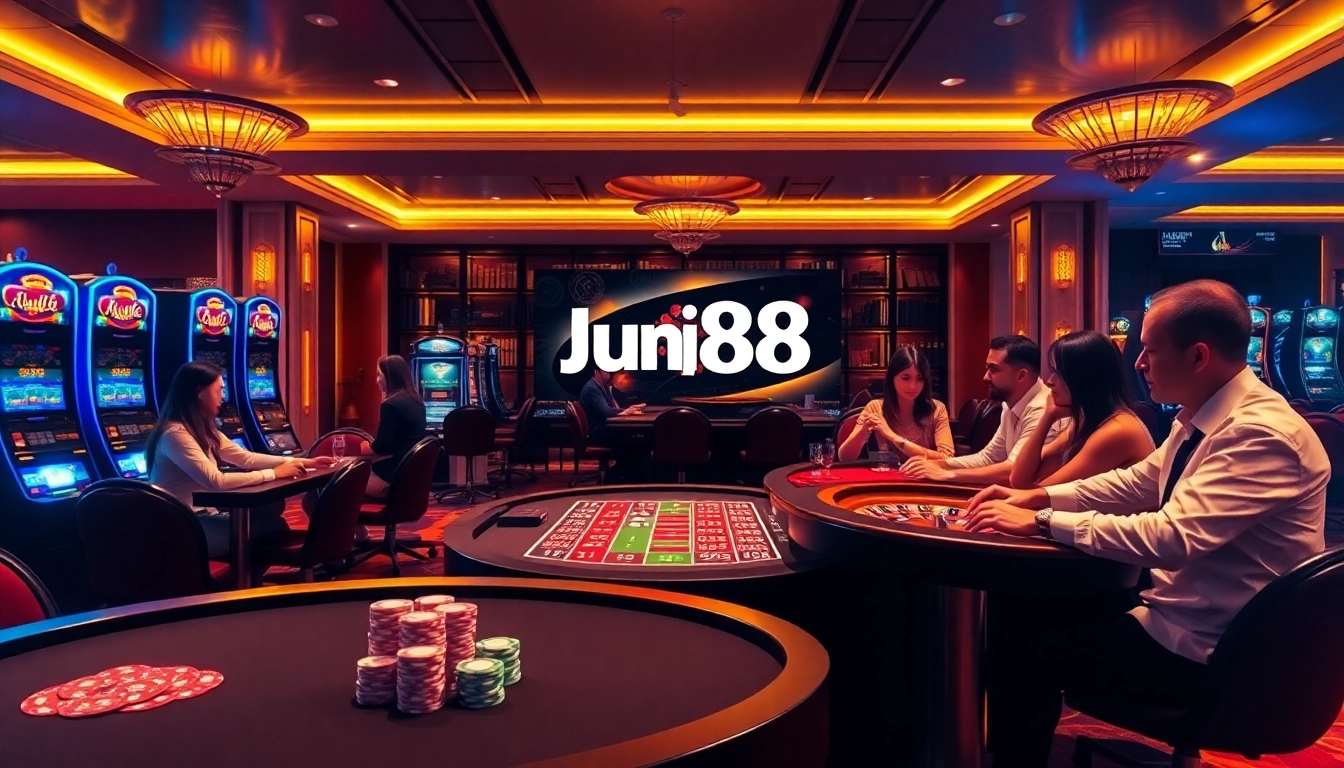 Experience thrilling gameplay at Jun88 com with vibrant casino action and exciting betting opportunities.