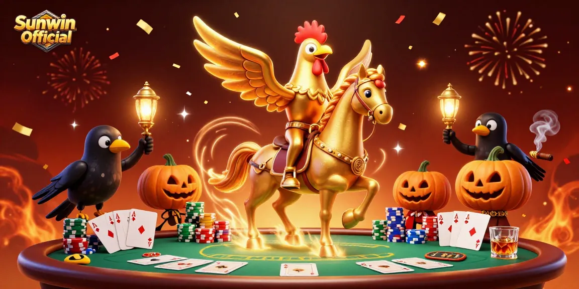 Experience thrilling wins at Sunwin Official with a dynamic casino scene featuring vibrant characters and action-packed gameplay.