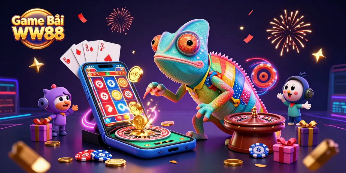 Game Bài WW88 brings excitement with vibrant 3D chameleon casino theme and rich graphics.