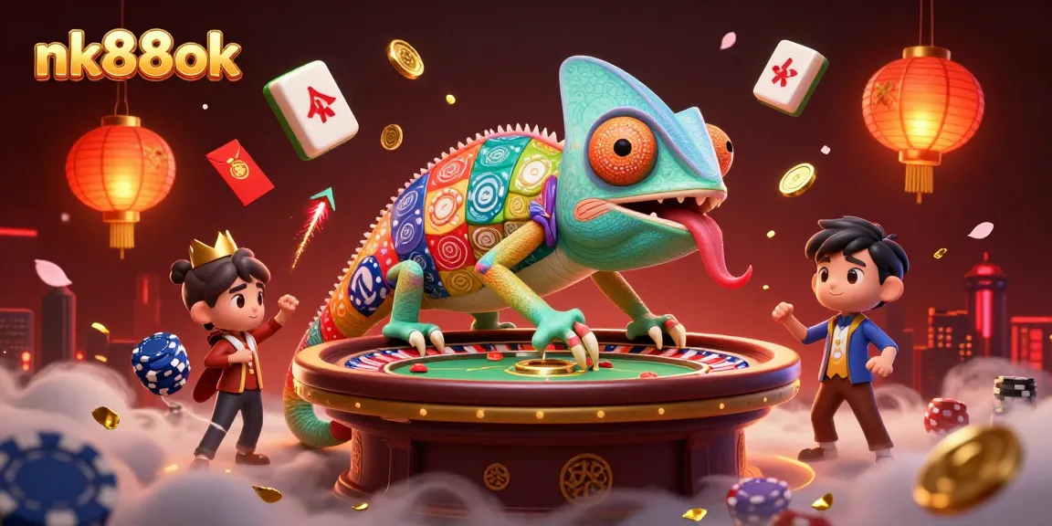 Win big at nk88ok with vibrant chameleon casino owner captivating the gambling scene.