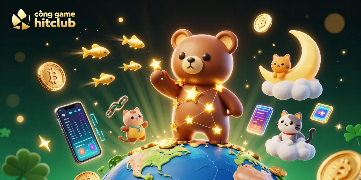 Engage in thrilling gameplay at cổng game hitclub with vibrant animations and sparkling coins.